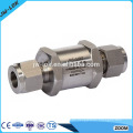 Spring non return air compressor check valve